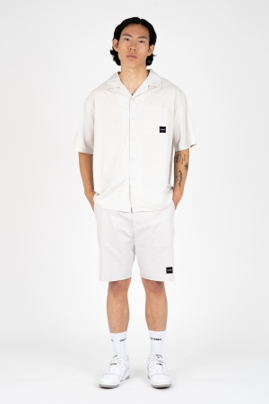 Quotrell Quotrell overhemden Overhemd 2889 stone / white