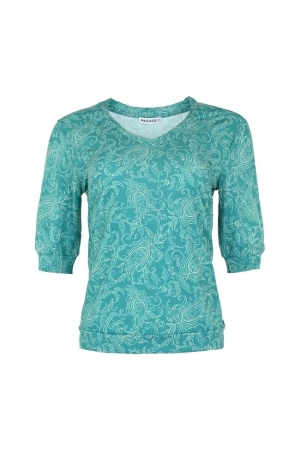 Maicazz Maicazz shirts en tops T-shirt Korte mouw green paisley