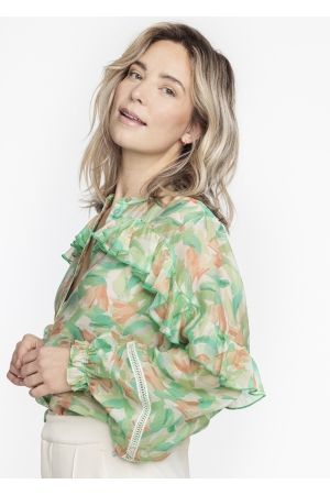 Tramontana Tramontana blouses Blouse 009996-printgreens