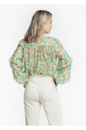 Tramontana Tramontana blouses Blouse 009996-printgreens