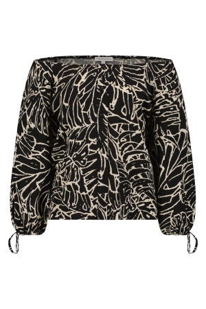 Tramontana Tramontana blouses Blouse 009998-printblacks
