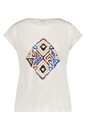 Tramontana Tramontana shirts en tops T-shirt Korte mouw 001100-offwhite