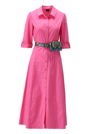 K-Design K-Design jurken Lange Jurken azalea pink