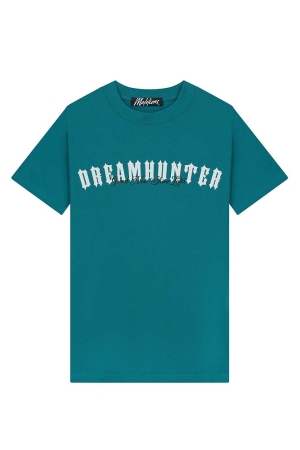 Malelions Malelions shirts en tops Print T-shirts teal/white