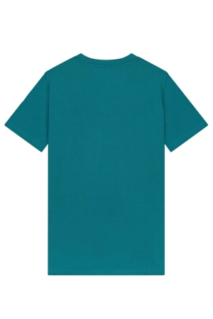 Malelions Malelions shirts en tops Print T-shirts teal/white