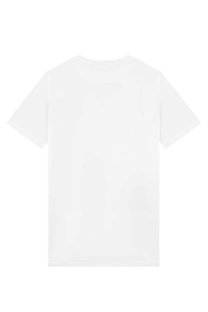 Malelions Malelions shirts en tops Print T-shirts white/cobalt blue