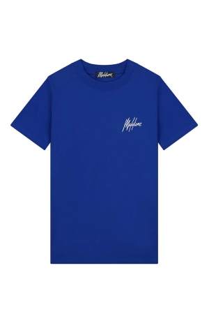 Malelions Malelions shirts en tops Print T-shirts cobalt/white