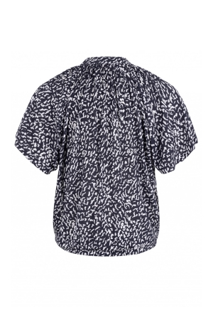 Moscow Moscow shirts en tops T-shirt Korte mouw 200-2 dark blue dessin