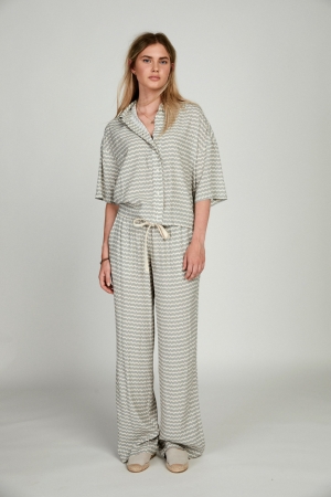 Moscow Moscow broeken Broek 781-2 pebble dessin