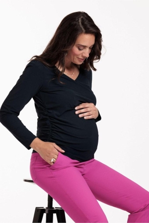 Studio Anneloes Studio Anneloes shirts en tops T-shirt Lange mouw 6900 dark blue