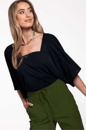 Studio Anneloes Studio Anneloes blouses Blouse 6900 dark blue