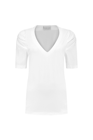 Helena Hart Helena Hart shirts en tops T-shirt Korte mouw wit