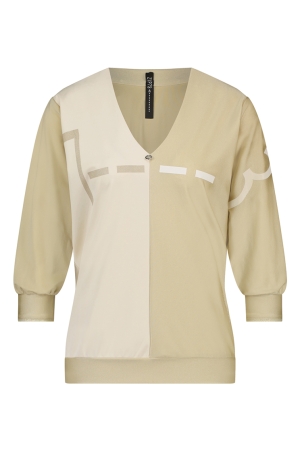 ZIP73 ZIP73 shirts en tops T-shirt Korte mouw 05/champagne