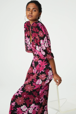 Fabienne Chapot Fabienne Chapot jurken Lange Jurken 7319-7613-bam dirty pink/cheeky ch