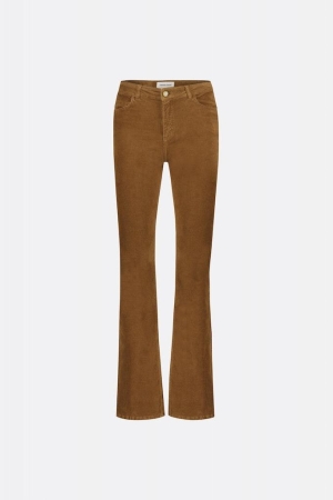 Fabienne Chapot Fabienne Chapot broeken Flared 2309-uni toffee
