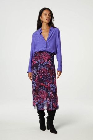 Fabienne Chapot Fabienne Chapot blouses Blouse 8711-uni poppy purple