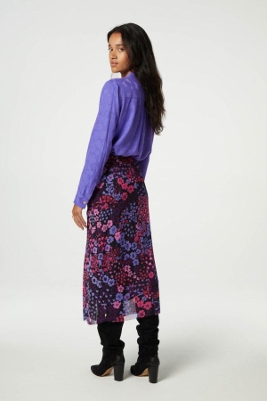 Fabienne Chapot Fabienne Chapot blouses Blouse 8711-uni poppy purple