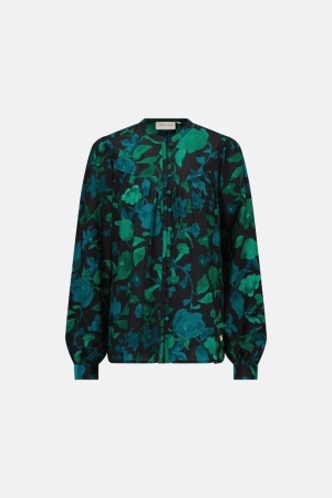 Fabienne Chapot Fabienne Chapot blouses Blouse 4312-4615-gre bright teal/tasty te