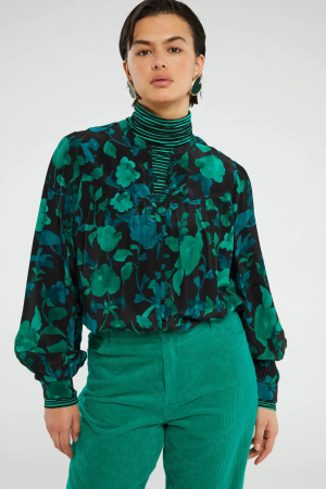 Fabienne Chapot Fabienne Chapot blouses Blouse 4312-4615-gre bright teal/tasty te
