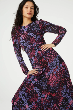 Fabienne Chapot Fabienne Chapot jurken Lange Jurken 9001-7317-dre black/bubble gum pin