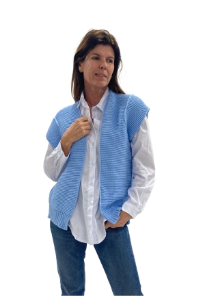 Naif Fashion Naif Fashion vesten Gilets l.blue