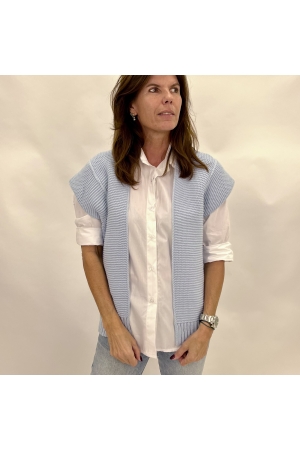 Naif Fashion Naif Fashion vesten Gilets light blue