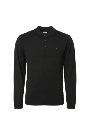 No- Excess No- Excess shirts en tops Poloshirts 020 black