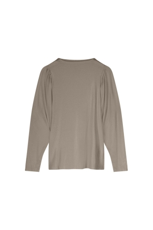 SUMMUM SUMMUM shirts en tops T-shirt Lange mouw 760 clay