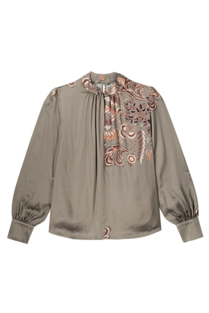 SUMMUM SUMMUM shirts en tops T-shirt Lange mouw 760 clay