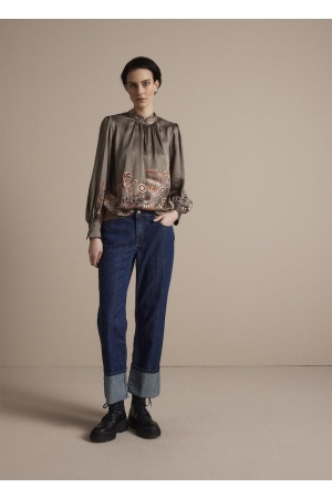 SUMMUM SUMMUM shirts en tops T-shirt Lange mouw 760 clay