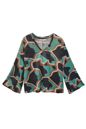 SUMMUM SUMMUM shirts en tops T-shirt Lange mouw 120 multicolour