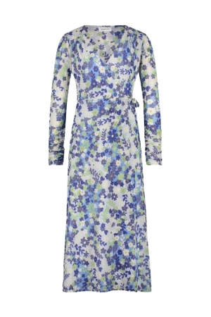 Fabienne Chapot Fabienne Chapot jurken Jurk 3319-4008-pop riad blue/holy guaca