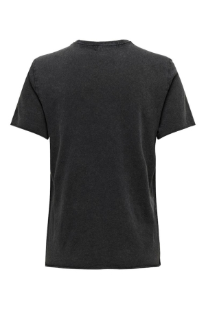 Only Only shirts en tops T-shirt Korte mouw phantom rebelle miss
