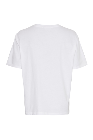 MSCH Copenhagen MSCH Copenhagen shirts en tops T-shirt Korte mouw b white black