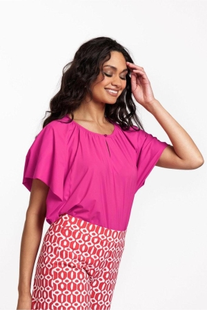 Studio Anneloes Studio Anneloes blouses Blouse 5800 fuchsia