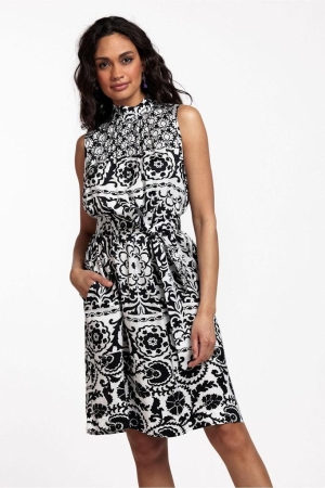 Studio Anneloes Studio Anneloes jurken Jurk 1090 white/black