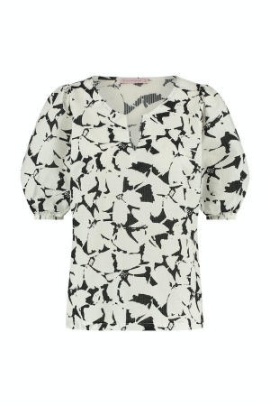 Studio Anneloes Studio Anneloes blouses Blouse 1090 white/black