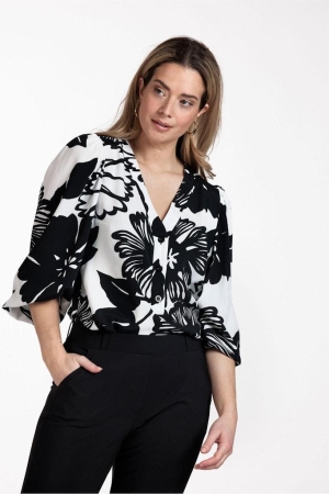 Studio Anneloes Studio Anneloes blouses Blouse 1090 white/black