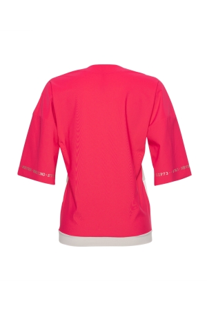 ZIP73 ZIP73 shirts en tops T-shirt Lange mouw 07/framboos