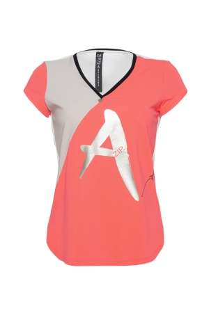 ZIP73 ZIP73 shirts en tops T-shirt Korte mouw 02/koraal