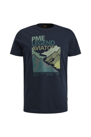 PME Legend PME Legend shirts en tops Print T-shirts 5281 - salute