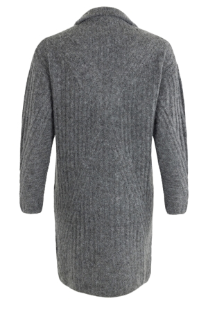 Moscow Moscow jurken Jurk 111-1 antra melange solid