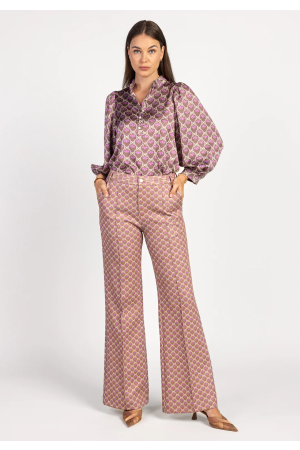 Aaiko Aaiko broeken Broek 181124 dark oak