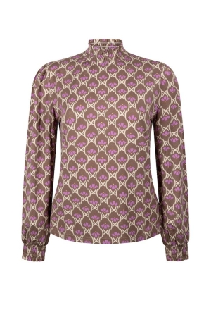 Aaiko Aaiko shirts en tops T-shirt Lange mouw 171044 oak