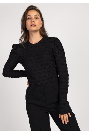 Aaiko Aaiko shirts en tops T-shirt Lange mouw 900 black