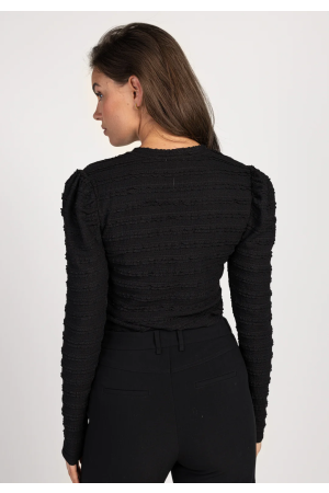 Aaiko Aaiko shirts en tops T-shirt Lange mouw 900 black