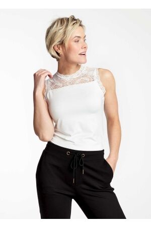 Tramontana Tramontana shirts en tops Tops en Singlets 001100-offwhite