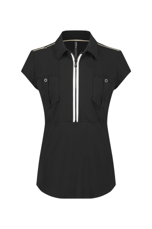 ZIP73 ZIP73 shirts en tops Tops en Singlets 10/zwart