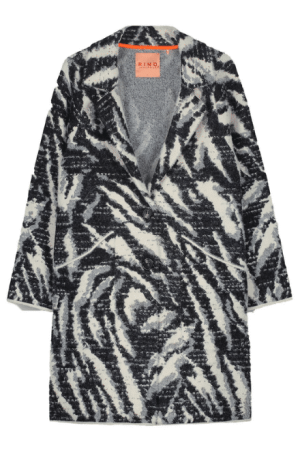 Rino & Pelle Rino & Pelle vesten Vest 10082 black white zebra