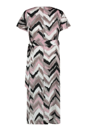 Studio Anneloes Studio Anneloes jurken Jurk 1590 taupe/black